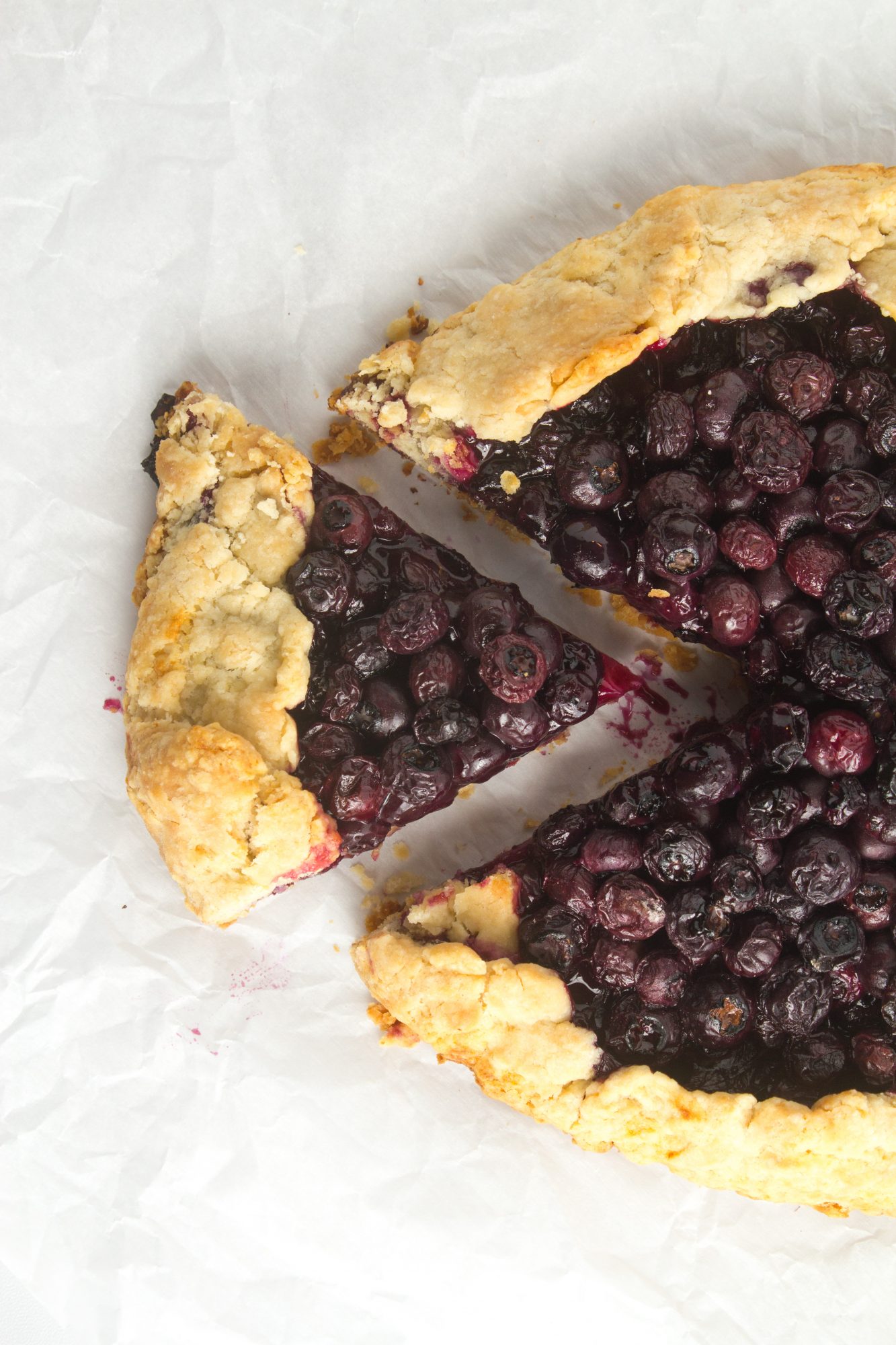 Rustic Blueberry Lemon Tart - Pretty Domesticated