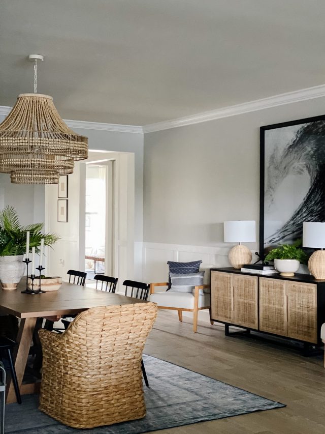 Modern Coastal Dining Room - Pretty Domesticated